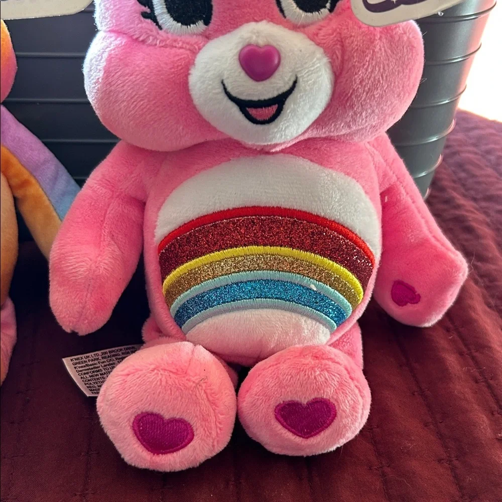 Care Bears Plush Duo - Pink and Rainbow - Picture 5 of 7